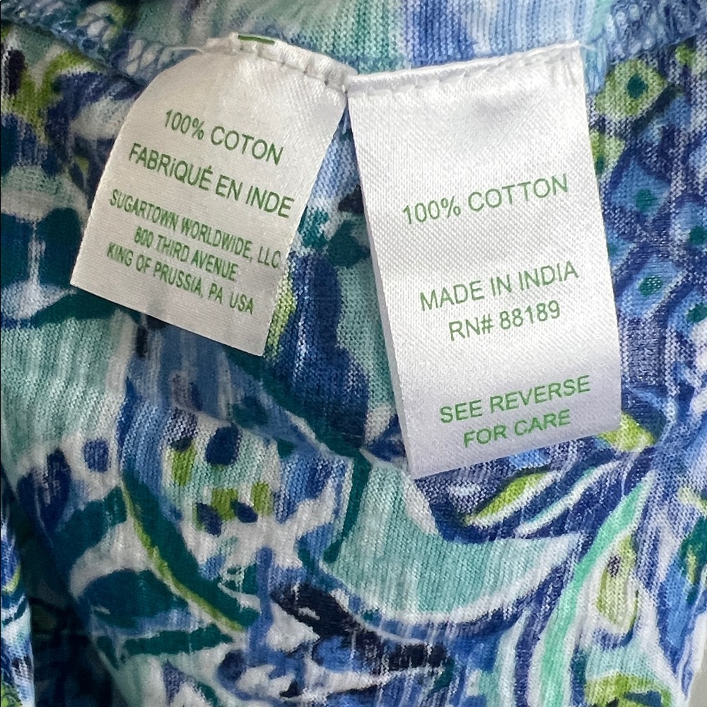 Lilly Pulitzer Essie Top, Size XL, Sneak a Beak - Picture 4 of 4